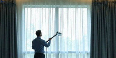 Commercial curtain stain removal service bacchus-marsh-vic hotels offices restaurants